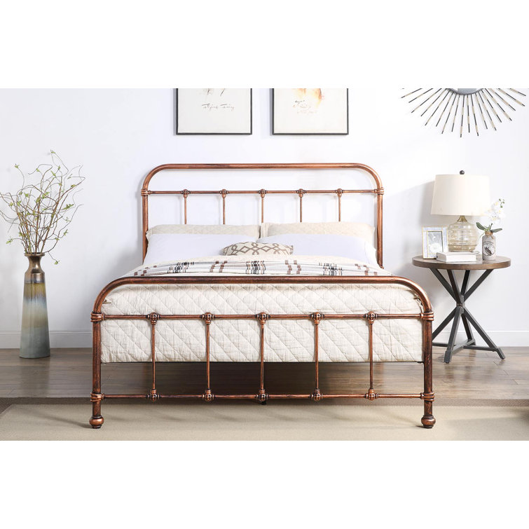 Wayfair brass deals bed